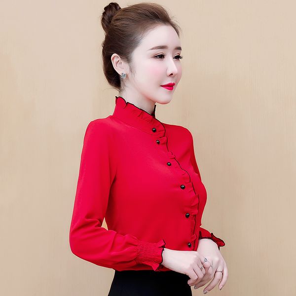 elegant chiffon designer shirts women casual long sleeve lapel neck runway ladies shirt blouses plus size office button shirts, White
elegant chiffon designer shirts women casual long sleeve lapel neck runway ladies shirt blouses plus size office button shirts, White