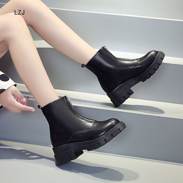 lzj 2019 women boots pu side with velvet soft black leather ladies shoes solid outdoor girls shoes 2 colors zapatos de mujer
lzj 2019 women boots pu side with velvet soft black leather ladies shoes solid outdoor girls shoes 2 colors zapatos de mujer