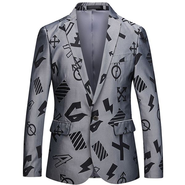 men's suits & blazers blazer gray jacquard slim fit single button spring and autumn business casual jacket, White;black
men's suits & blazers blazer gray jacquard slim fit single button spring and autumn business casual jacket, White;black