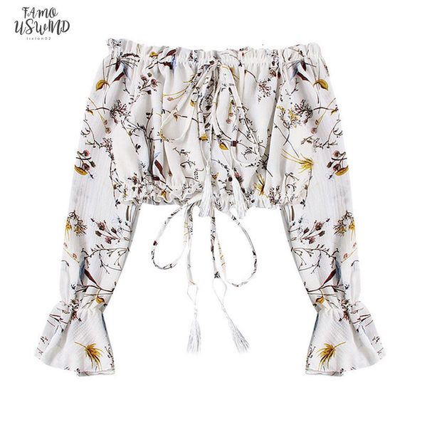 women summer off shoulder petal sleeve chiffon long sleeve print clothes t shirt off shoulder vogue streetwear vintage haut femme 15, White
women summer off shoulder petal sleeve chiffon long sleeve print clothes t shirt off shoulder vogue streetwear vintage haut femme 15, White