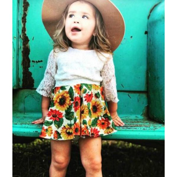 pudcoco 2 шт. детская одежда комплект новорожденных девочек кружева подсолнечника печати юбка с длинным рукавом футболка цветочный набор мил, White
pudcoco 2 шт. детская одежда комплект новорожденных девочек кружева подсолнечника печати юбка с длинным рукавом футболка цветочный набор мил, White