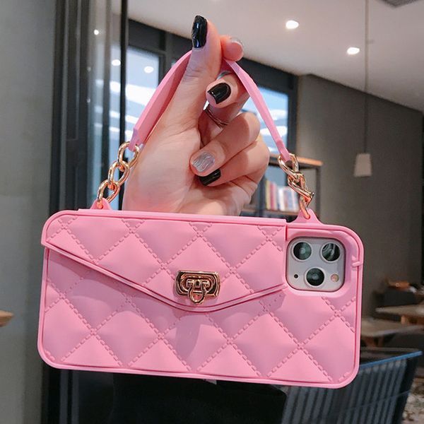 1pcs mobile phone case oblique back chain card wallet silicone female soft case for iphone 6s 7 8 xr xs 11 pro max ing
1pcs mobile phone case oblique back chain card wallet silicone female soft case for iphone 6s 7 8 xr xs 11 pro max ing
