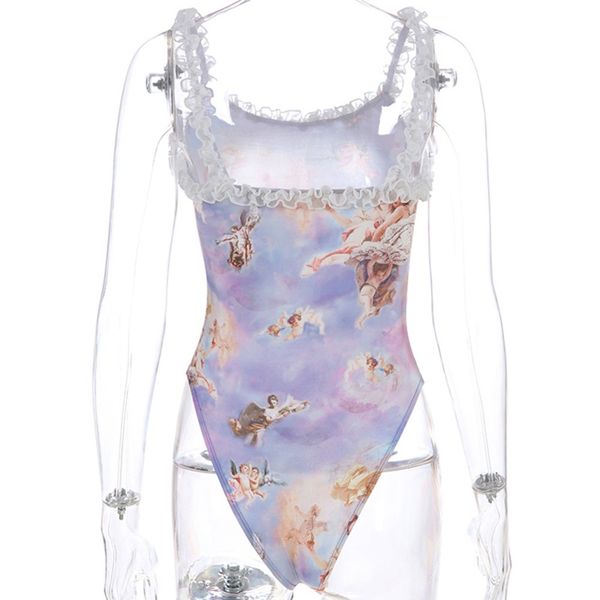 fashion summer strap angel bodysuit romper see through swimsuit tank women body cupid print ruffles backless jumpsuit hot, Black;white
fashion summer strap angel bodysuit romper see through swimsuit tank women body cupid print ruffles backless jumpsuit hot, Black;white