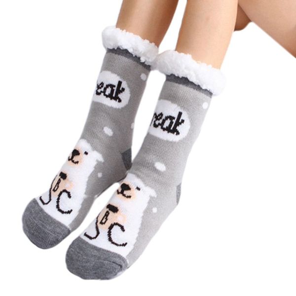 socks & hosiery women winter thick warm fuzzy lined slipper sock cartoon animal non-skid d08e, Black;white
socks & hosiery women winter thick warm fuzzy lined slipper sock cartoon animal non-skid d08e, Black;white