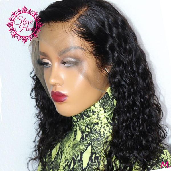 13x4 water wave lace frontal human hair wigs for women black color short bob remy brazilian hair 130% middleratio slove full end, Black;brown
13x4 water wave lace frontal human hair wigs for women black color short bob remy brazilian hair 130% middleratio slove full end, Black;brown