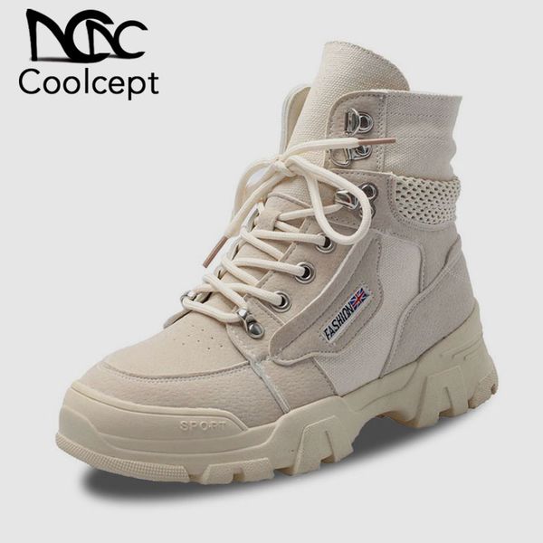 coolcept fashion leisure ankle boots lace up thick bottom high canvas shoes autumn winter daily women footwear size 35-39, Black
coolcept fashion leisure ankle boots lace up thick bottom high canvas shoes autumn winter daily women footwear size 35-39, Black
