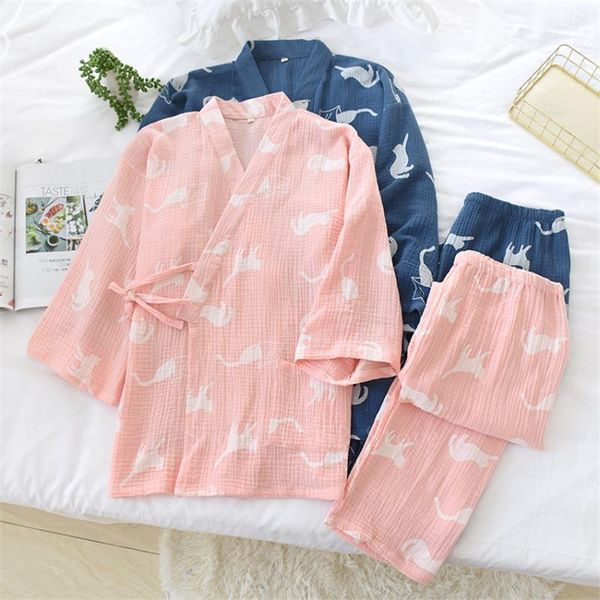 ethnic clothing japanese style kimono set sleepwear for women men traditional spa cat printed yukata cotton breathable pants robe pajama, Red
ethnic clothing japanese style kimono set sleepwear for women men traditional spa cat printed yukata cotton breathable pants robe pajama, Red
