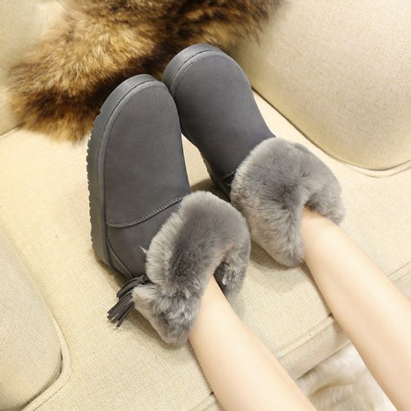 new winter ladies short boots frosted tassels plus velvet cotton shoes student boots waterproof anti-skiing, Black
new winter ladies short boots frosted tassels plus velvet cotton shoes student boots waterproof anti-skiing, Black