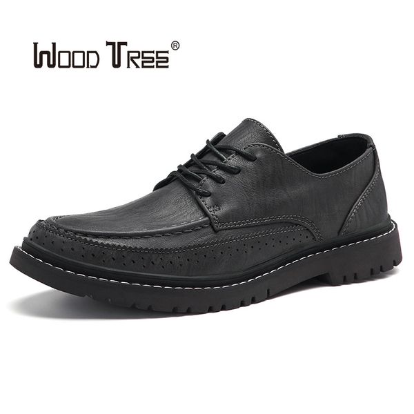woodtree spring and autumn shoes men's leather shoes fashion casual men's slippers trend, Black
woodtree spring and autumn shoes men's leather shoes fashion casual men's slippers trend, Black