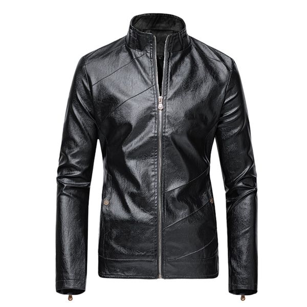 business casual coats men winter leather jackets vintage biker motorcycle zipper overcoat long sleeve coat man blouses male, Black;brown
business casual coats men winter leather jackets vintage biker motorcycle zipper overcoat long sleeve coat man blouses male, Black;brown