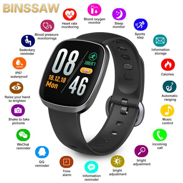 binssaw women smart watches ip67 waterproof heart rate wristband fitness tracker sports wrist watch men smartwatch ios android, Slivery;brown
binssaw women smart watches ip67 waterproof heart rate wristband fitness tracker sports wrist watch men smartwatch ios android, Slivery;brown