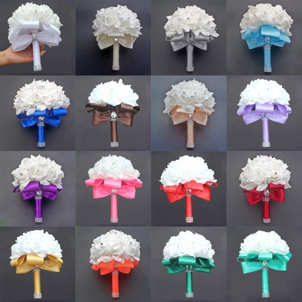 wedding bride bouquet flowers pe bride holding flowers handmade foam flowers rose satin romantic bouquet flower
wedding bride bouquet flowers pe bride holding flowers handmade foam flowers rose satin romantic bouquet flower