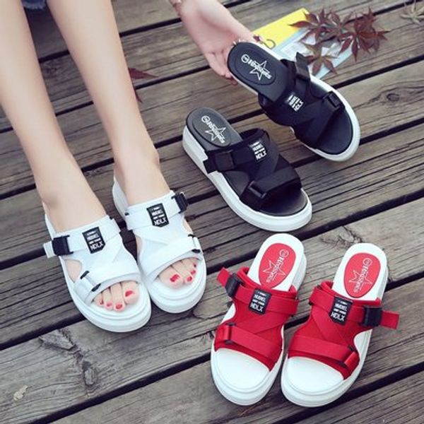 cool slippers women wear fashionable thick bottom slippers outside summer, comfortable and slippery flat sandbeach shoes, Black
cool slippers women wear fashionable thick bottom slippers outside summer, comfortable and slippery flat sandbeach shoes, Black