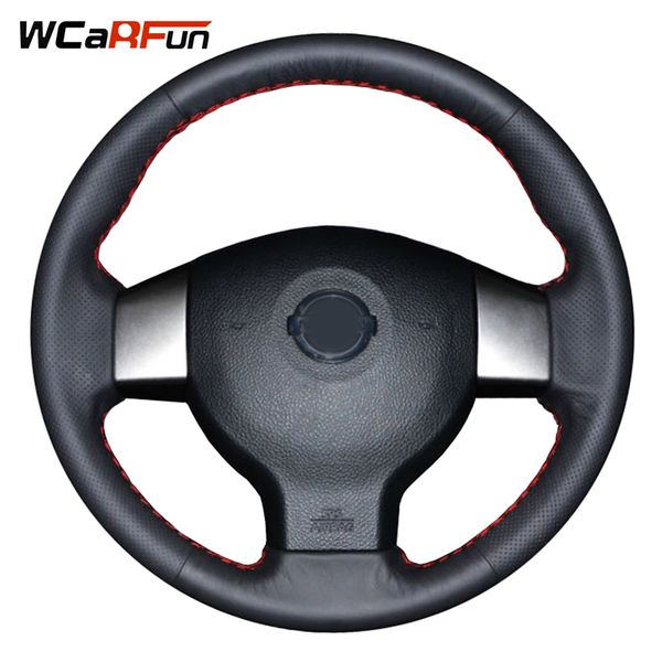 wcarfun black artificial leather steering wheel covers for tiida 2004-2010 sylphy 2006-2011 versa note 2007-2011
wcarfun black artificial leather steering wheel covers for tiida 2004-2010 sylphy 2006-2011 versa note 2007-2011
