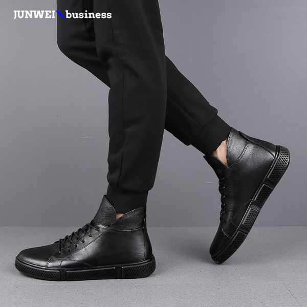 genuine winter leather ankle snow men boots outdoor shoes with fur plush warm male casual boots lace up fashion sneakers shoes 6, Black
genuine winter leather ankle snow men boots outdoor shoes with fur plush warm male casual boots lace up fashion sneakers shoes 6, Black