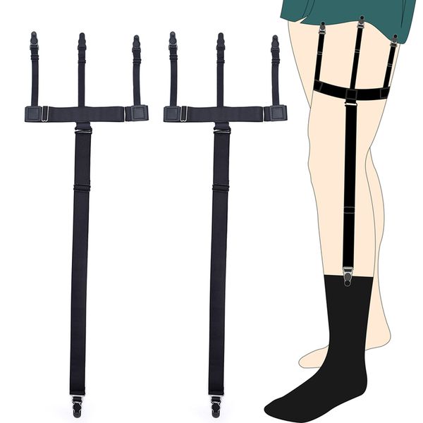 new man's garters shirt stays skirt holder woman's gourd buckle shirt braces elastic uniform strap garters 2pcs/pair, Black;white
new man's garters shirt stays skirt holder woman's gourd buckle shirt braces elastic uniform strap garters 2pcs/pair, Black;white