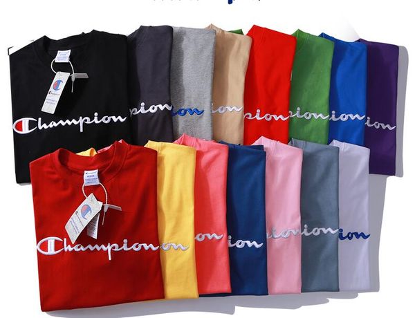 2019 ummer fa hion brand men t hirt embroidery cla ic hort leeve hip hop t hirt cotton ca ual couple tee 15 color 
2019 ummer fa hion brand men t hirt embroidery cla ic hort leeve hip hop t hirt cotton ca ual couple tee 15 color