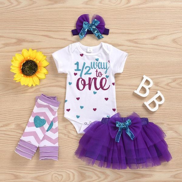 fashion newborn infant baby girls short sleeve letter printed birthday romper tutu mesh skirts headband leg socks outfits set#p4, White
fashion newborn infant baby girls short sleeve letter printed birthday romper tutu mesh skirts headband leg socks outfits set#p4, White