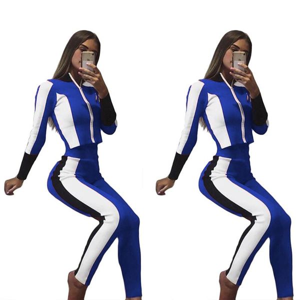 women fall tracksuits autumn sports 2pcs pants clothing sets pantalones casual suits, Gray 
women fall tracksuits autumn sports 2pcs pants clothing sets pantalones casual suits, Gray