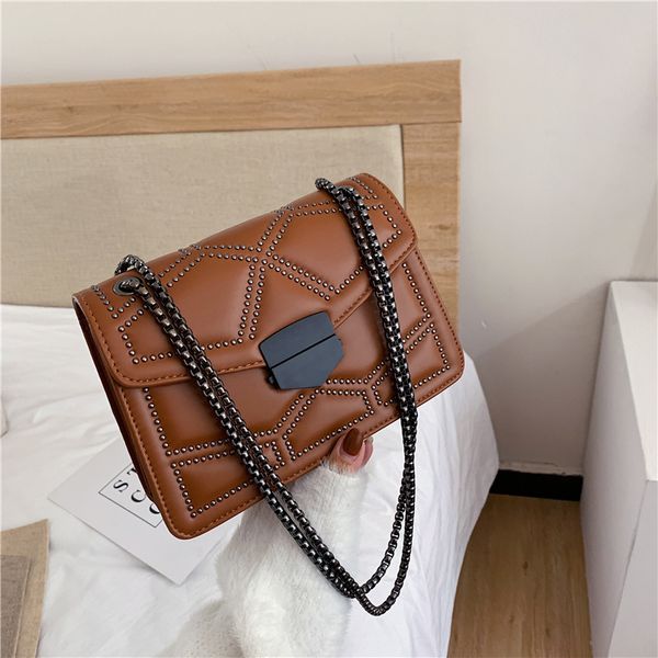 small pu leather crossbody bags for women 2020 rivets shoulder messenger bag female travel handbags chain cross body bag
small pu leather crossbody bags for women 2020 rivets shoulder messenger bag female travel handbags chain cross body bag