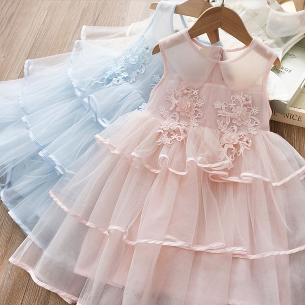 wholesale girl layer dress 2020 summer new 3d flower gauze thin princess dress kid fairy dresses baby clothes e2176, Red;yellow 
wholesale girl layer dress 2020 summer new 3d flower gauze thin princess dress kid fairy dresses baby clothes e2176, Red;yellow