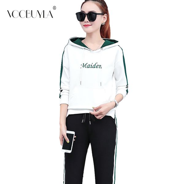 voobuyla women sports suit casual tracksuit patchwork sports set stripe pant hooded running sets sweatshirt plus size 3xl, Black;blue
voobuyla women sports suit casual tracksuit patchwork sports set stripe pant hooded running sets sweatshirt plus size 3xl, Black;blue