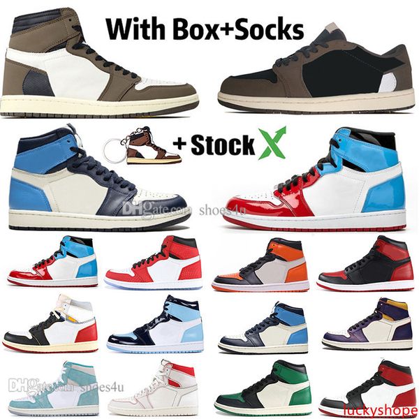 1 high travis scotts low fearless obsidian mens basketball shoes spiderman unc turbo green banned bred toe men sport designer sneakers
1 high travis scotts low fearless obsidian mens basketball shoes spiderman unc turbo green banned bred toe men sport designer sneakers