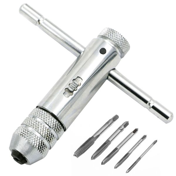 m3-m8 with screw thread tap parallel clamping tool ratchet wrench hand work chromium plated adjustable mini t-handle rapid
m3-m8 with screw thread tap parallel clamping tool ratchet wrench hand work chromium plated adjustable mini t-handle rapid