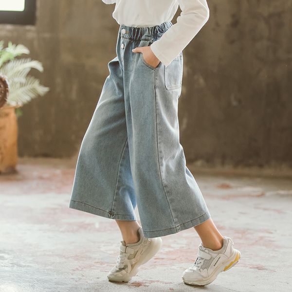 children wide leg pants teenagers girls trousers jeans pants for girls pantalon fashion kids jeans girls 10 12 years, Blue
children wide leg pants teenagers girls trousers jeans pants for girls pantalon fashion kids jeans girls 10 12 years, Blue