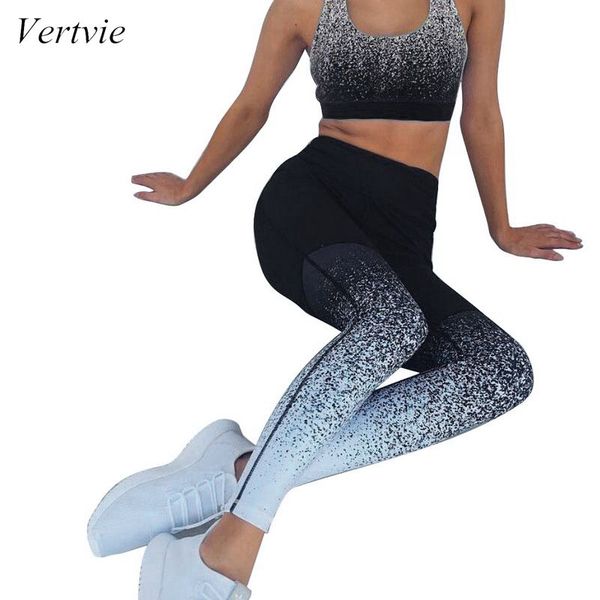 vertvie women's sports set gradient print gathered thin no trace slim thin sports set high waist two pieces sportwear 2019, White;red
vertvie women's sports set gradient print gathered thin no trace slim thin sports set high waist two pieces sportwear 2019, White;red