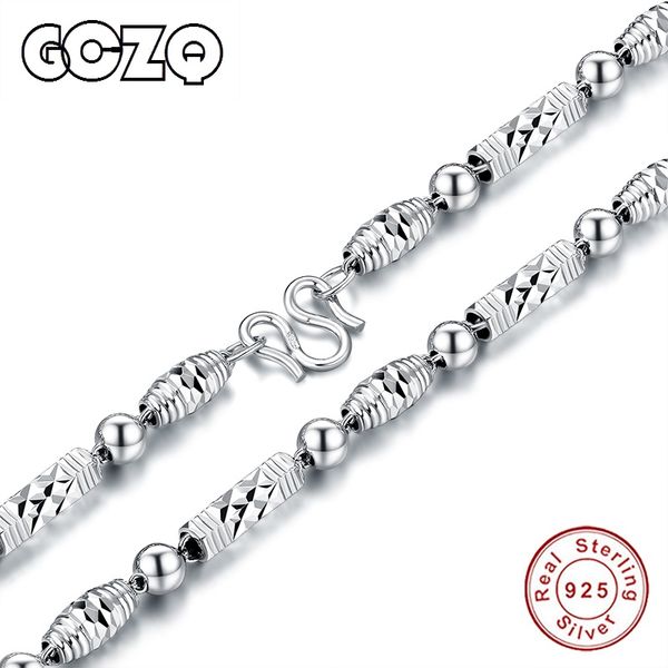 gczq 925 pure silver men's sterling silver necklace six angle light bead necklace fashion domineering single chain
gczq 925 pure silver men's sterling silver necklace six angle light bead necklace fashion domineering single chain