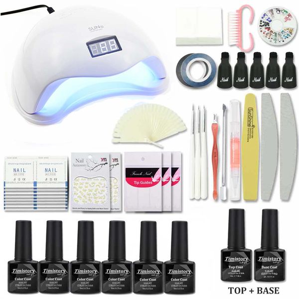 nail kit 48/36/6w uv led lamp set for all nail gel polish kit 8ml 6 color gel polish set 11base manicure
nail kit 48/36/6w uv led lamp set for all nail gel polish kit 8ml 6 color gel polish set 11base manicure