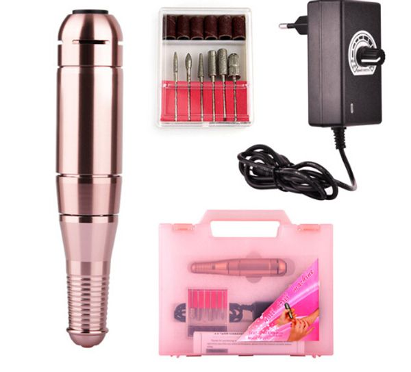 26000rpm electric nail art drill machine professional nail manicure drill file equipment grinding manicure kit pedicure tool, Silver
26000rpm electric nail art drill machine professional nail manicure drill file equipment grinding manicure kit pedicure tool, Silver