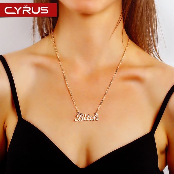 letter bitch pendant for women gold silver long necklace fashion jewelry parure colgantes mujer moda femme accessories
letter bitch pendant for women gold silver long necklace fashion jewelry parure colgantes mujer moda femme accessories