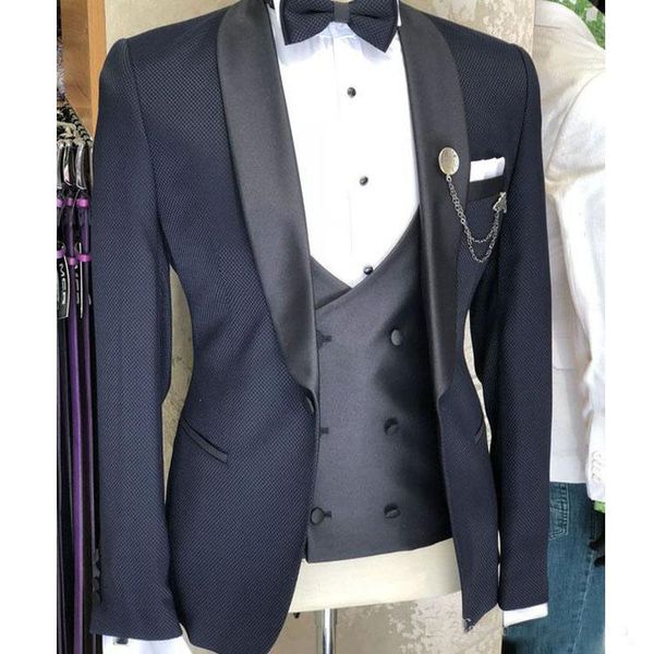 classic men suits for wedding one button shawl lapel groom wear tuxedos 3 piece prom party blazer suit(jacket+vest+pants), Black;gray
classic men suits for wedding one button shawl lapel groom wear tuxedos 3 piece prom party blazer suit(jacket+vest+pants), Black;gray