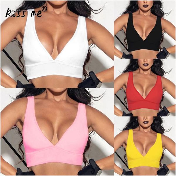 solid deep v women yoga bras fitness sports bras running training underwear backless sport tank female yoga, White;black
solid deep v women yoga bras fitness sports bras running training underwear backless sport tank female yoga, White;black