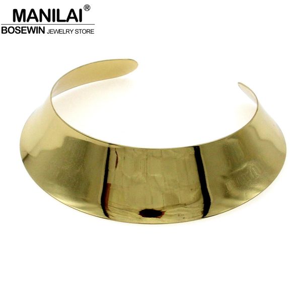 manilai punk design open torques collar fashion women neck bib bright alloy choker necklace statement jewelry maxi colar ce2871, Silver
manilai punk design open torques collar fashion women neck bib bright alloy choker necklace statement jewelry maxi colar ce2871, Silver