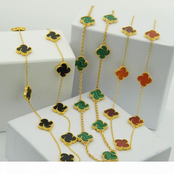 2019 japan and south korea style ten flowers long chain natural agate necklace luxury designer jewelry women necklace designer necklace, Silver
2019 japan and south korea style ten flowers long chain natural agate necklace luxury designer jewelry women necklace designer necklace, Silver