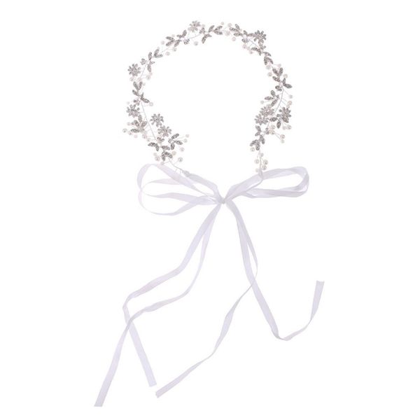scroll and flower headband beaded hair ring wedding bridal hair accessories