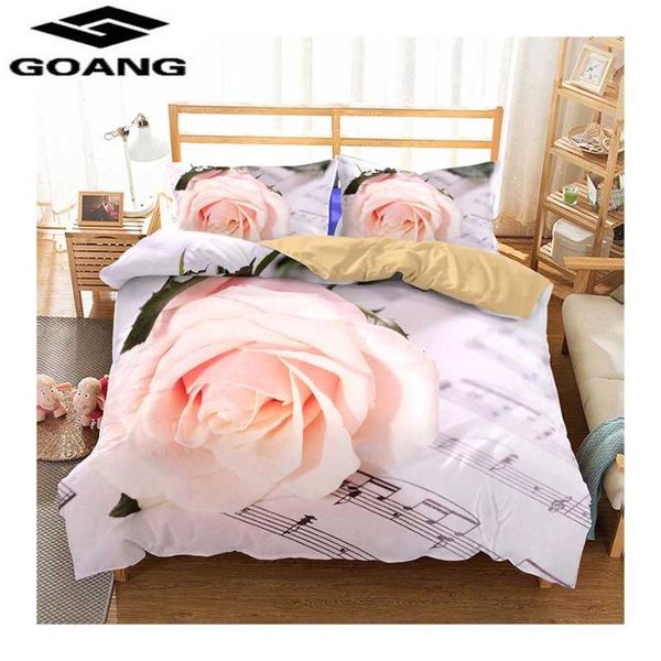 goang bedding set linens for home duvet cover 240/220 the piano rose 3d printing fashion romantic decoration set of bed linen
goang bedding set linens for home duvet cover 240/220 the piano rose 3d printing fashion romantic decoration set of bed linen