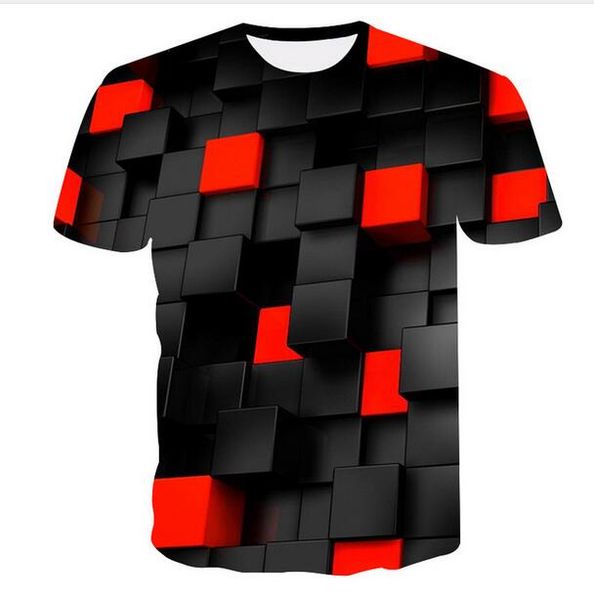 summer style men women short sleeve t-shirt grid 3d digital print t-shirts for tees shirts loose casual tees rrt094, White;black
summer style men women short sleeve t-shirt grid 3d digital print t-shirts for tees shirts loose casual tees rrt094, White;black