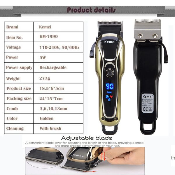 kemei hair clipper professional hairdresser's hair clipper for men beard electric cutter hair cutting machine haircut wireless 5 sweet0
kemei hair clipper professional hairdresser's hair clipper for men beard electric cutter hair cutting machine haircut wireless 5 sweet0