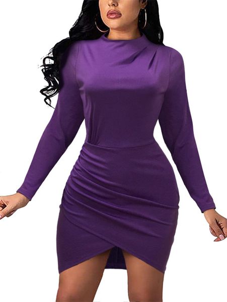 womens new dresses solid color casual dress round neck long sleeve dress design natural dress, Black;gray
womens new dresses solid color casual dress round neck long sleeve dress design natural dress, Black;gray