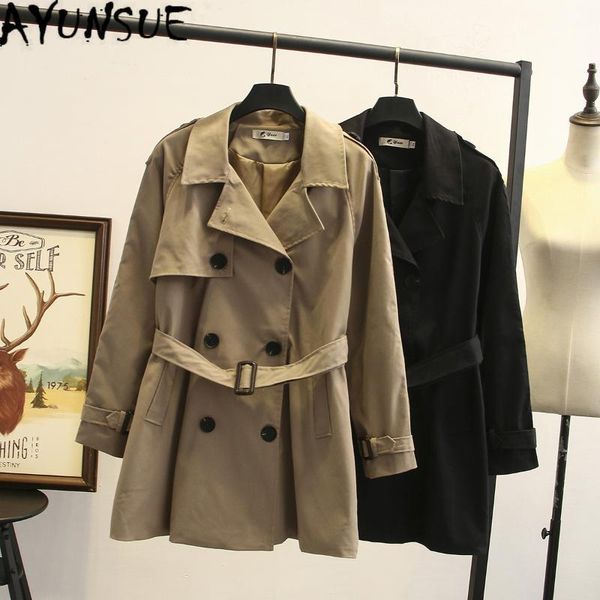ayunsue women's windbreaker plus size female trench coat korean clothes 2020 spring fashion ropa mujer mie-mie-1007 pph490, Tan;black
ayunsue women's windbreaker plus size female trench coat korean clothes 2020 spring fashion ropa mujer mie-mie-1007 pph490, Tan;black