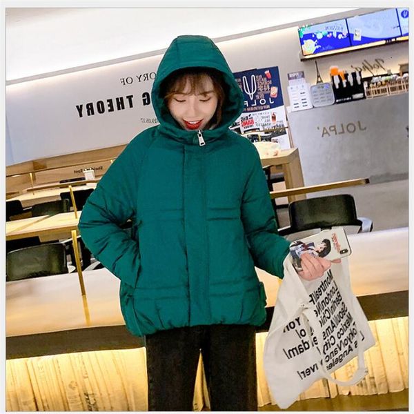 2019 hooded winter parka women's jackets plus size warm thicken women's parka loose short bread jas winter jacket 183, Black
2019 hooded winter parka women's jackets plus size warm thicken women's parka loose short bread jas winter jacket 183, Black