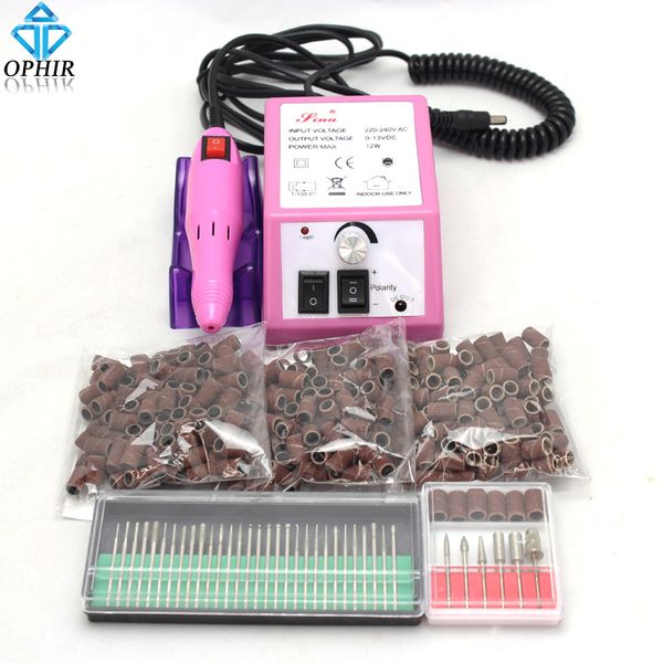 ophir electric nail drill machine for nail art manicure pedicure tool 30x drill bits 80" 120" 180" sanding bands_kd139+163+16
ophir electric nail drill machine for nail art manicure pedicure tool 30x drill bits 80" 120" 180" sanding bands_kd139+163+16