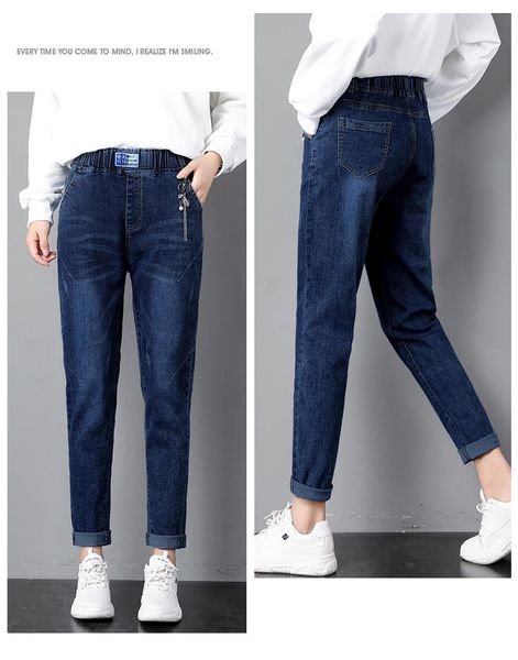 deep blue elastic waist jeans women fat mm bigger sizes f wind easing haroun pants spring new leisure torre pants
deep blue elastic waist jeans women fat mm bigger sizes f wind easing haroun pants spring new leisure torre pants