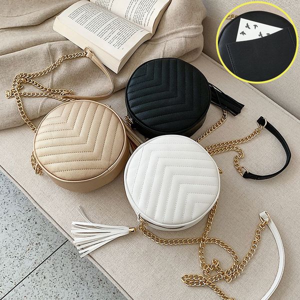 black crossbody bag women shoulder bags vintage chain small round bag tassel messenger purse for girl pu leather
black crossbody bag women shoulder bags vintage chain small round bag tassel messenger purse for girl pu leather