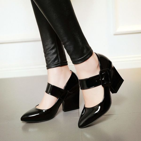 2019 european and american women's shoes red bottom thick high heels shoes woman black patent leather work office ladies shoe t200619
2019 european and american women's shoes red bottom thick high heels shoes woman black patent leather work office ladies shoe t200619