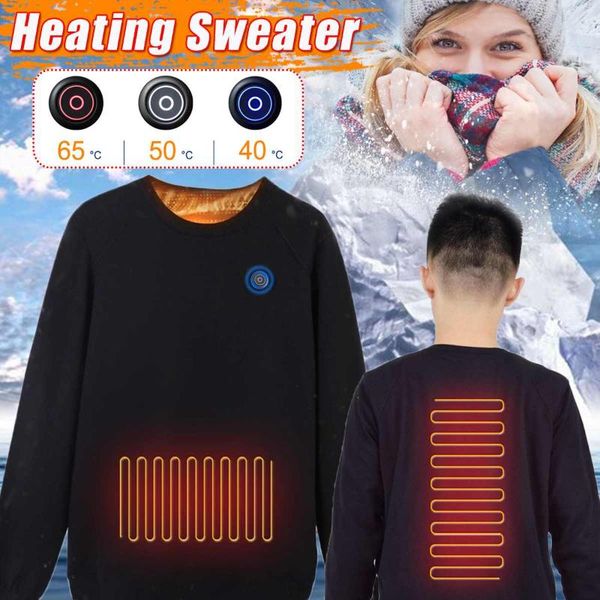 men women heating clothes washable winter warm black sweater knitted wild usb eletric heated vest jacket for ski hiking, White;black
men women heating clothes washable winter warm black sweater knitted wild usb eletric heated vest jacket for ski hiking, White;black